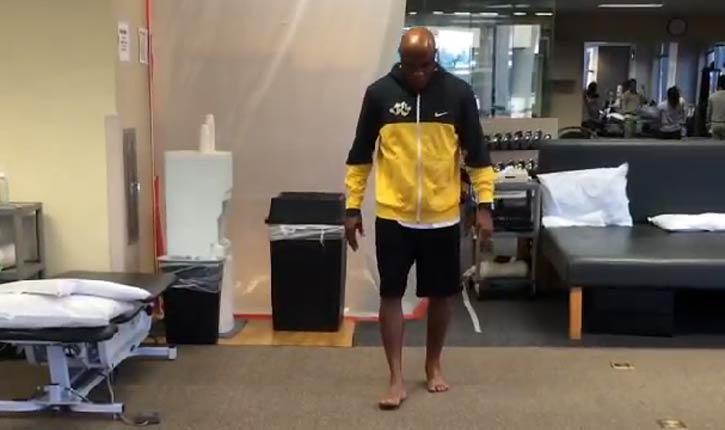 Anderson Walking Without Crutches.