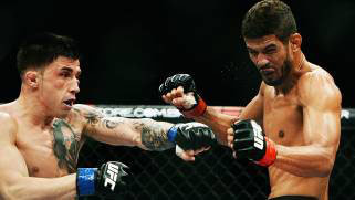 Leonardo Santos And Norman Parke Fighting In Brazil.