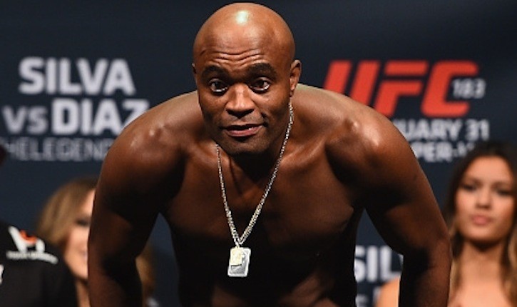 Anderson Silva Weigh-In Ufc 183.