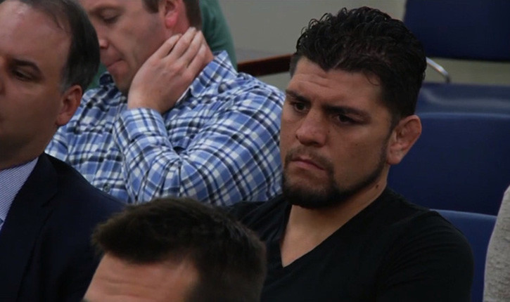 Nick Diaz At The Nevada State Athletic.