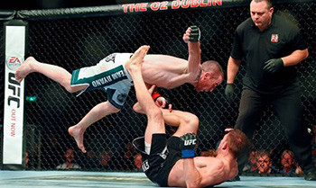 Neil Seery Wins With A Huge Punch At Ufc Dublin.