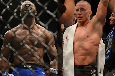 Tyron Woodley Against Georges St Pierre.