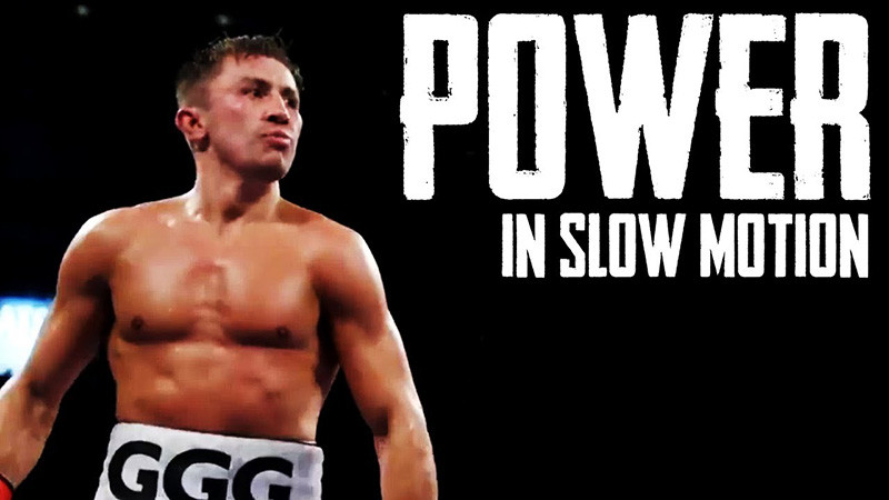 Gennady Golovkin Boxing Power Slow Motion Picture.