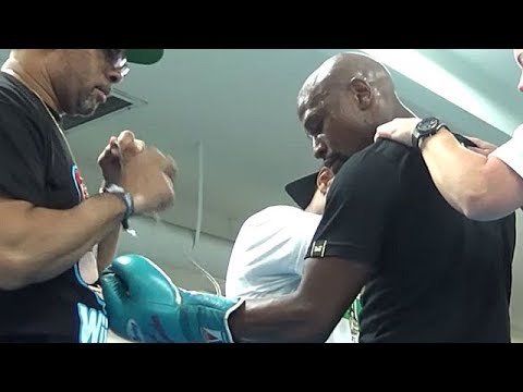 Floyd Mayweather Put In His Final Workout For Conor Mcgregor.