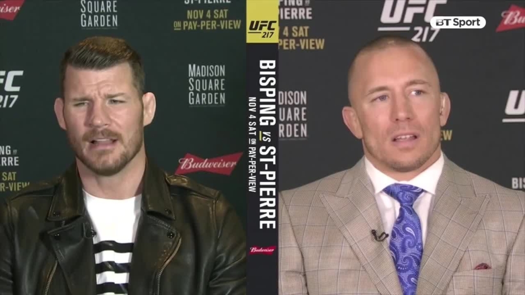 Michael Bisping And Georges St-Pierre.