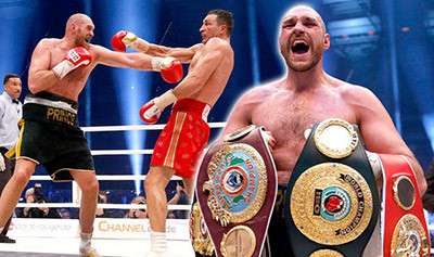 Tyson Fury Wins Against Wladimir Klitschko In Germany.