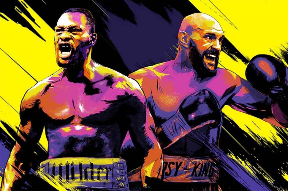 Deontay Wilder Vs Tyson Fury 2 Fight Poster.