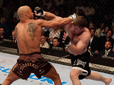Ufc Champion Matt Hughes And Frank Trigg Miss With Punches Ufc 52.