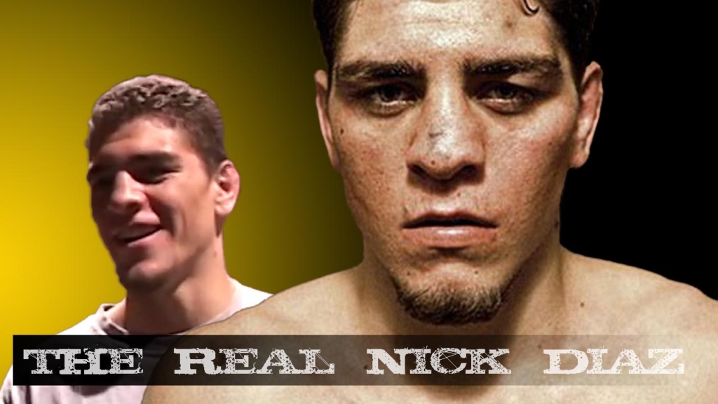 Nick Diaz Top Mma Fighter Portrait.